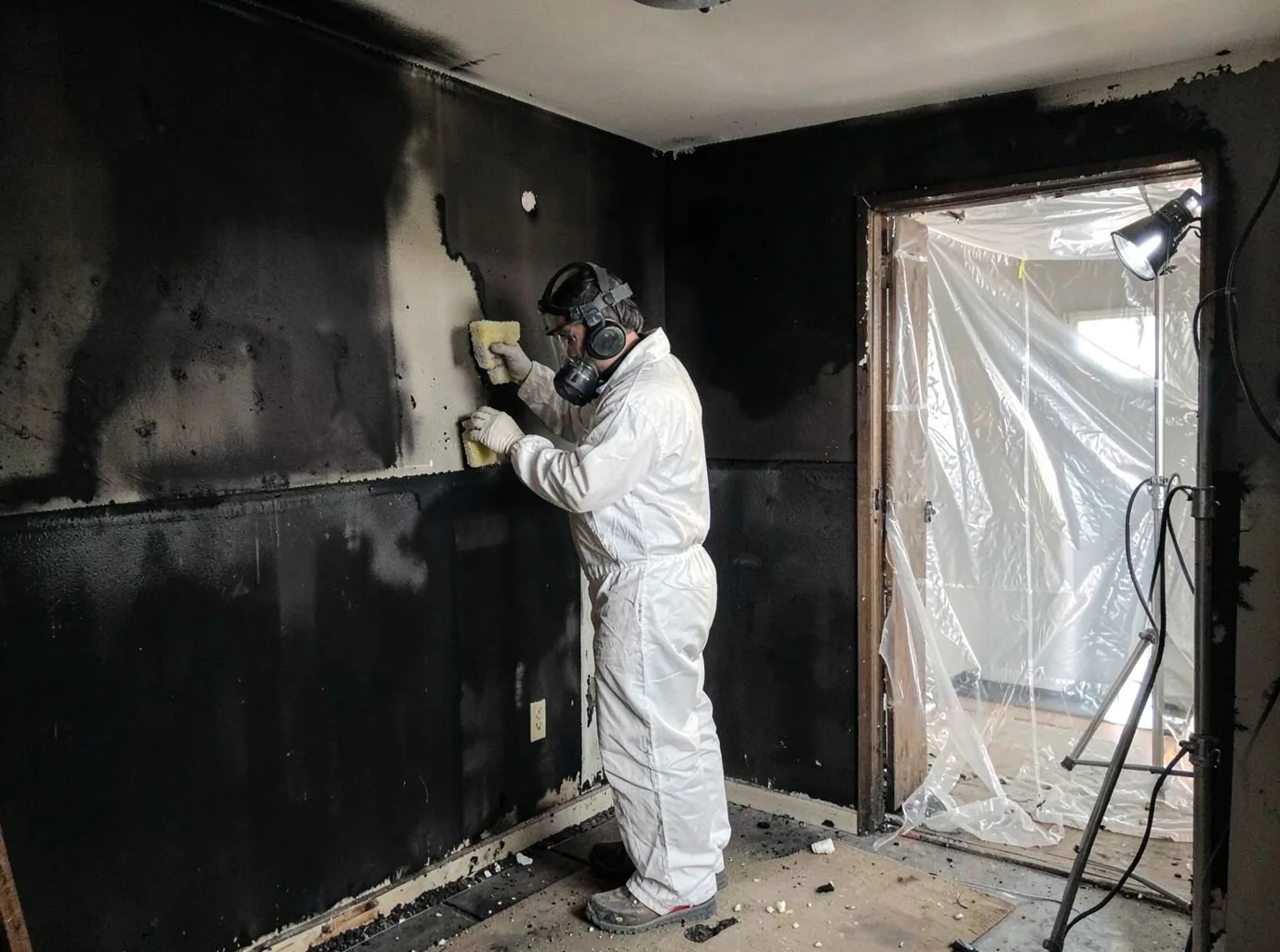 Fire Damage Restoration company in New Burnside, IL
